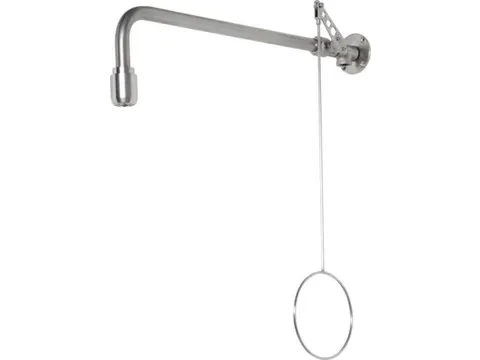 plensdouche,m. debietmeter,50l/min,aansluiting 3/4 inch binnen,RVS