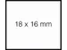 Prijsetiket 18x16mm Sato Duo 16 afneembaar wit