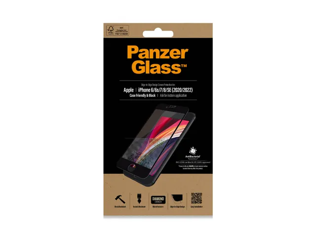PanzerGlass Screen Protector iPhone 8 | 7 | 6s | 6 | SE (2020/2022)