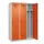 locker voor scheiding van kleding,HxBxD 1850x1200x500mm,3vak