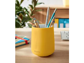 Pennenhouder Leitz Cosy geel - 4