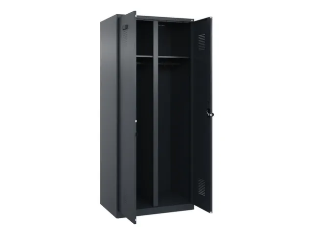 locker voor scheiding van kleding,HxBxD 1850x800x500mm,2vak