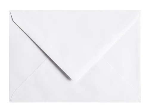Envelop Papicolor C6 114x162mm kraft wit pak à 6 stuks