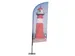 Impression drapeau ECO Wind pour support 360cm 86x284cm