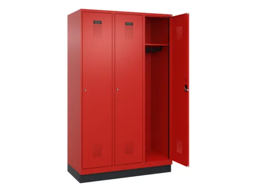 locker,HxBxD 1950x1200x500mm,3vak,vak B 400mm,cil.-slot,sokkel