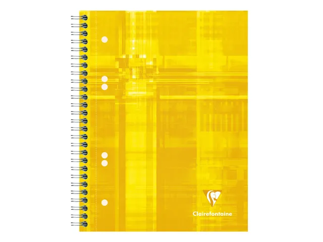 Collegeblok Clairefontaine Studium A5+ ruit 5x5mm 6-gaats 80 pagina's