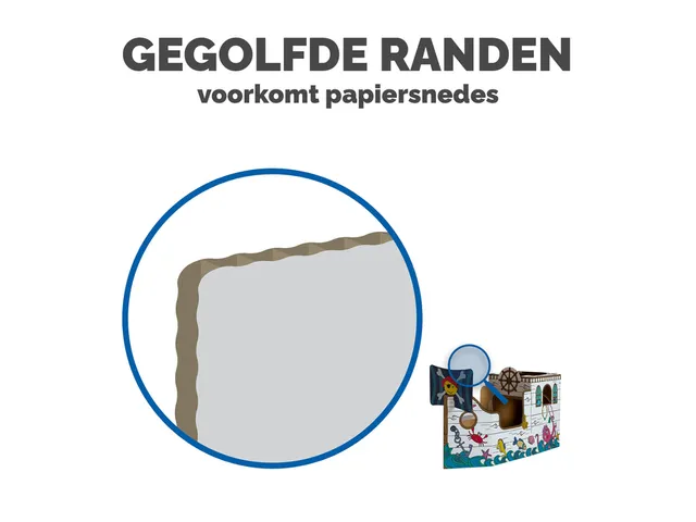 Kartonnen Piratenschip XL Bankers Box Play inkleurbaar