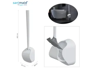 Sanimaid Paris toilet cleaner Wit Met Muurhouder - 2