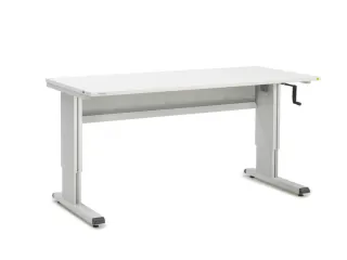 Werktafel Esd Staalbuis 700-1100x1800x800mm Hoogte Verstelbaar Slinger - 2