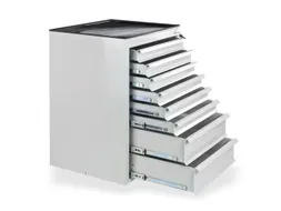 ladekast,HxBxD 900x710x550mm,8lade(n),volledig uittrekbaar