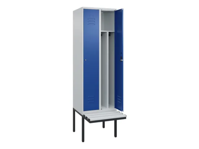 locker voor scheiding van kleding,HxBxD 2120x600x815mm,2vak