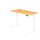Elektrisch in hgte vst. zit-sta-bureau,HxBxD 650-1290x1600x800mm