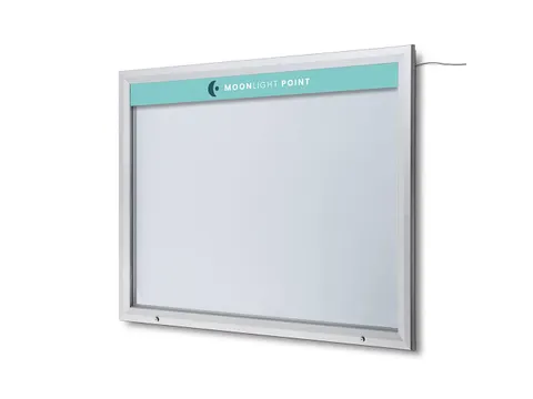 Bedrukt logopaneel 137x10cm voor Outdoor mededelingenbord 18x A4