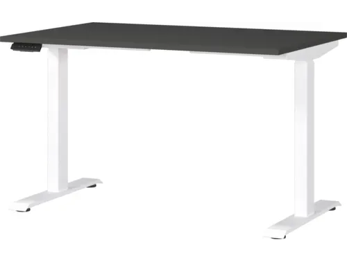 Elektrisch ihv bureau,HxBxD 720-1200x1200x800mm,blad grafiet