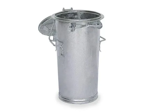 Vuilnisbak Staal 50 liter Ø 400/305mm H690mm Beugelgreep/2 Handgrepen