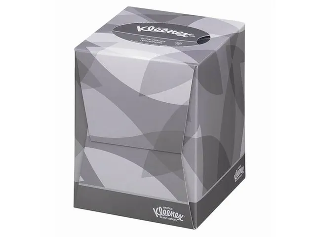 Mouchoir Kleenex 2 épaisseurs Blanc Cube 21,5x2018cm 12x 90 mouchoirs