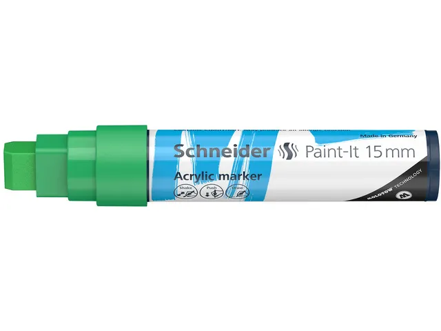 Acrylmarker Schneider Paint-It 330 15mm groen