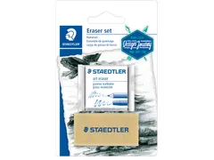 Set Met 2 Gommen, Op Blister