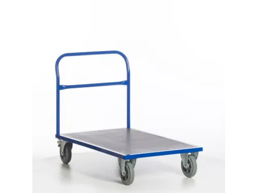 Platformwagen 1000kg Laadvlak Lxb 1600x800mm 1 Duwbeugel Ral 5010