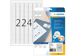 HERMA 8830 Inkjet etiketten A4 25,4x8,5mm Wit mat 5600 stuks