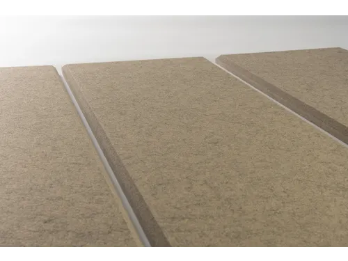 Akoestische PET-vilt wandtegels 30x120cm Beige 4 Stuks