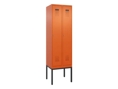 locker voor scheiding van kleding,HxBxD 2120x600x500mm,2vak