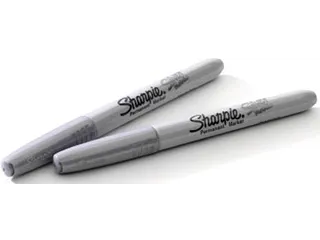 Permanente Marker Metallic, Fijne Punt, Zilver - 3