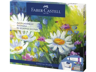 Acrylverfset Faber-Castell 18-delig - 2