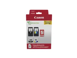 Canon PG-560 & CL-561 Inktcartridges Zwart + Kleur Set