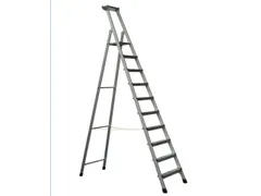 staande trap eenzijdig 10treden stand H 2 49m balk L 3 45m aluminium