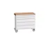 gereedschapswagen 980x1050x600mm multiplexblad 5 laden RAL7035+RAL7035