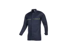 Chemise manches longues Sioen 065V Kendal bleu marine Taille M
