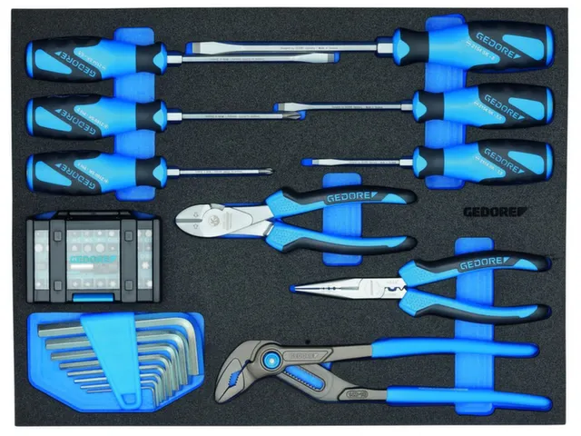 1110 WMW S-02 WorkMo B2met 72-delig gereedschapsassortiment