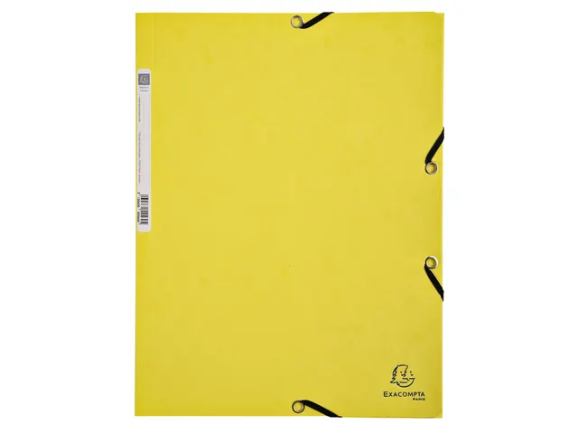 Elastomap Exacompta Aquarel A4 3 kleppen 400gr glanskarton assorti