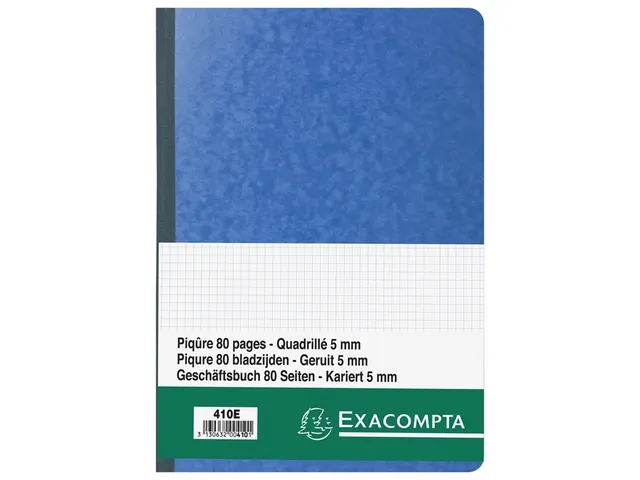 Register 29,7x21 cm - geruit 5x5 - genummerd - 80 blad assorti