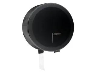 Toiletpapier dispenser Mini Jumbo Metaal Zwart - 2