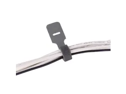 Addit Kabelbinders klittenband 12x250mm Grijs 10 stuks
