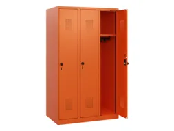 schoollocker,HxBxD 1530x900x500mm,3vak,vak B 300mm,draaigrendel