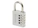 Hangslot MasterLock combi aluminium 40mm