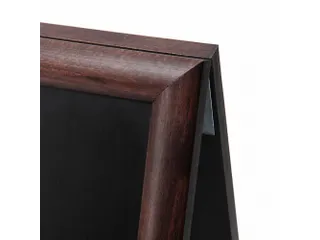 Krijtstoepbord 68x120cm Donkerbruin - 2