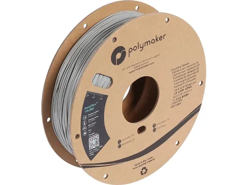 TPU90-A 1,75mm grijs 0,75kg PolyFlex 3D Filament