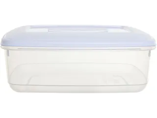 Vershouddoos Met Deksel Rechthoekig 3 Liter Transparant - 1