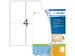 Herma 4250 Premium Adresetiketten A4 99.1x139mm Wit 400 stuks