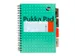Projectboek Pukka Metallic B5 lijn 4-tabs 200 pagina's 80 gram groen