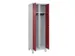 locker voor scheiding van kleding,HxBxD 1950x600x500mm,2vak