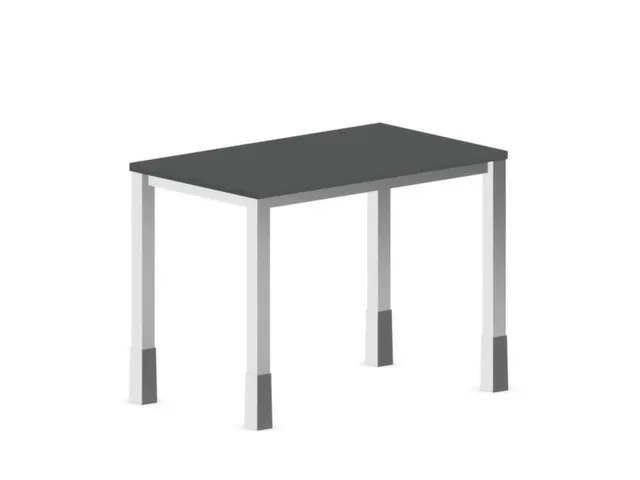In hoogte verstelbaar bureau,HxBxD 720-840x1000x600mm,MS-donkergrijs