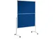 Tableau d'information pliable MAULpro textile bleu 150x120cm