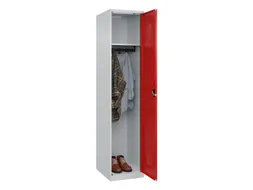 locker,HxBxD 1850x400x500mm,1vak,vak B 400mm,cil.-slot,staand op vloer