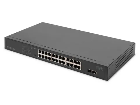 24-poorts Gigabit Netwerk Switch 19 Inch SFP POE