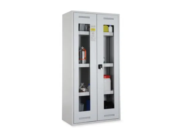 Chemicaliën- En Gifkast 1950x950x500mm 4 Legborden Draaideuren